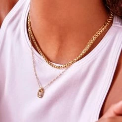 Estella Bartlett Horseshoe Hinge Necklace