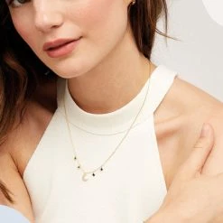 Estella Bartlett Moon And Star Charm Necklace