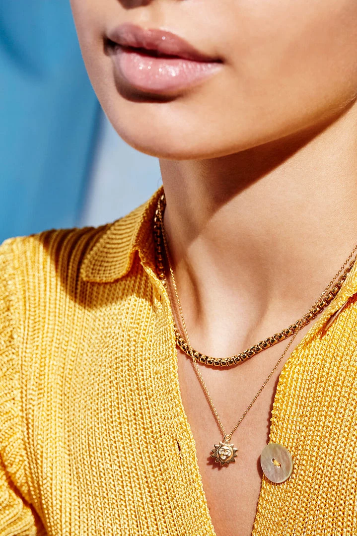 Estella Bartlett Sun Face Pendant Necklace Sale 2 Estella Bartlett Sun Face Pendant Necklace Sale