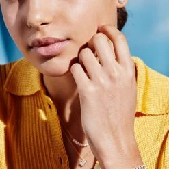 Estella Bartlett Pearl And Disc Charm Sienna Bracelet