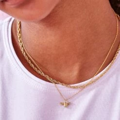 Estella Bartlett Twisted Rope Chain Necklace