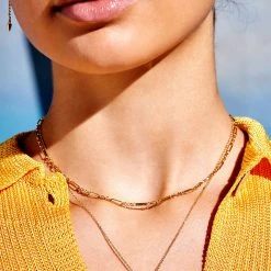 Estella Bartlett Pave Set CZ Horn Pendant Necklace