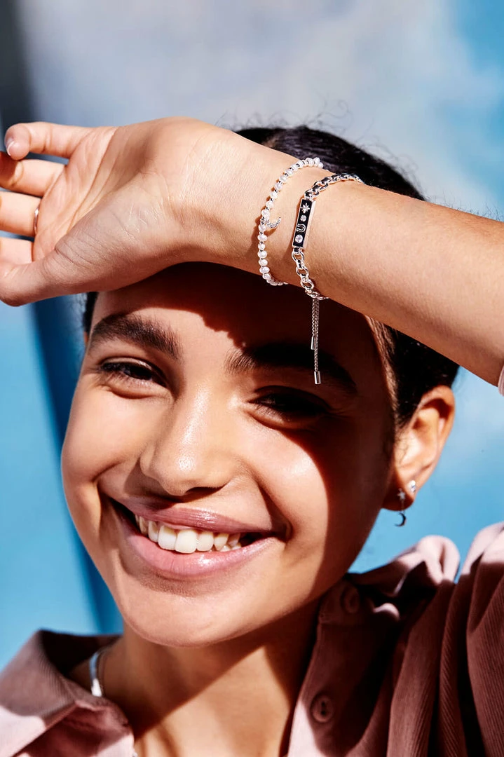 Estella Bartlett Sale Pave Set CZ Moon And Pearl Amelia Bracelet 2 Estella Bartlett Sale Pave Set CZ Moon And Pearl Amelia Bracelet