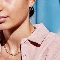 Estella Bartlett Sale Textured Loop Drop Earrings