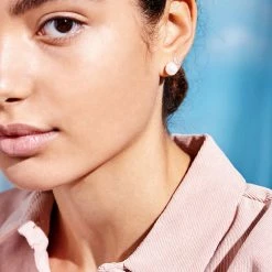 Estella Bartlett Baroque Pearl Stud Earrings Jewellery