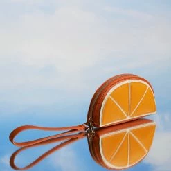 Estella Bartlett Orange Slice Applique Purse Sale