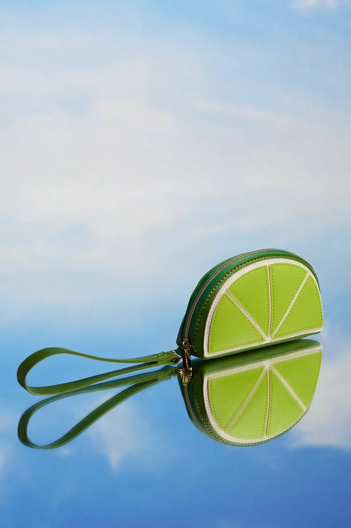 Estella Bartlett Lime Slice Applique Purse 2 Estella Bartlett Lime Slice Applique Purse