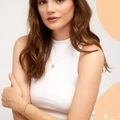 Estella Bartlett Double Circle Charm Necklace