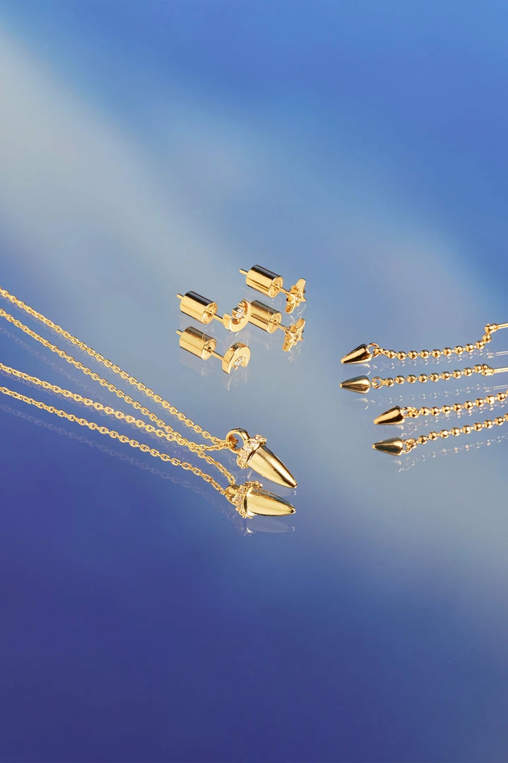 Estella Bartlett Chain Drop CZ Spike Earrings Sale 4 Estella Bartlett Chain Drop CZ Spike Earrings Sale