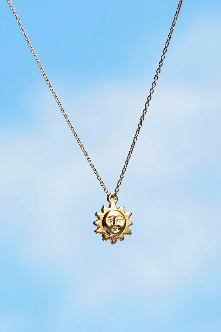 Estella Bartlett Sun Face Pendant Necklace Sale 5 Estella Bartlett Sun Face Pendant Necklace Sale