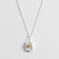 Estella Bartlett Wildflower Initial Pendant