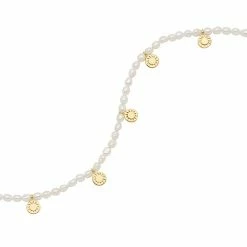 Estella Bartlett Gemstone Charm Anklet