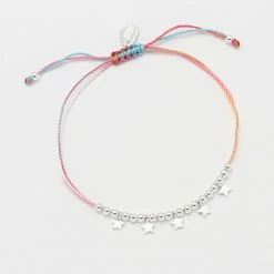 Estella Bartlett New In Pastel Cord Star Bracelet