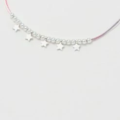 Estella Bartlett New In Pastel Cord Star Bracelet