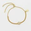 Estella Bartlett New In Pave Cushion Bracelet