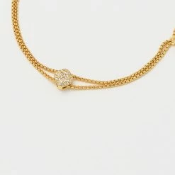 Estella Bartlett New In Pave Cushion Bracelet