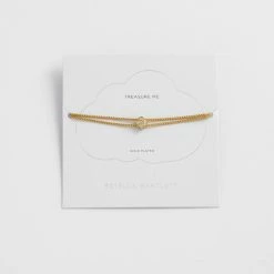 Estella Bartlett New In Pave Cushion Bracelet