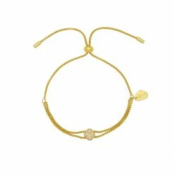 Estella Bartlett New In Pave Cushion Bracelet