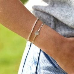 Estella Bartlett New In Retro Love Chain Bracelet