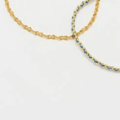 Estella Bartlett Woven Chain Bracelet Set