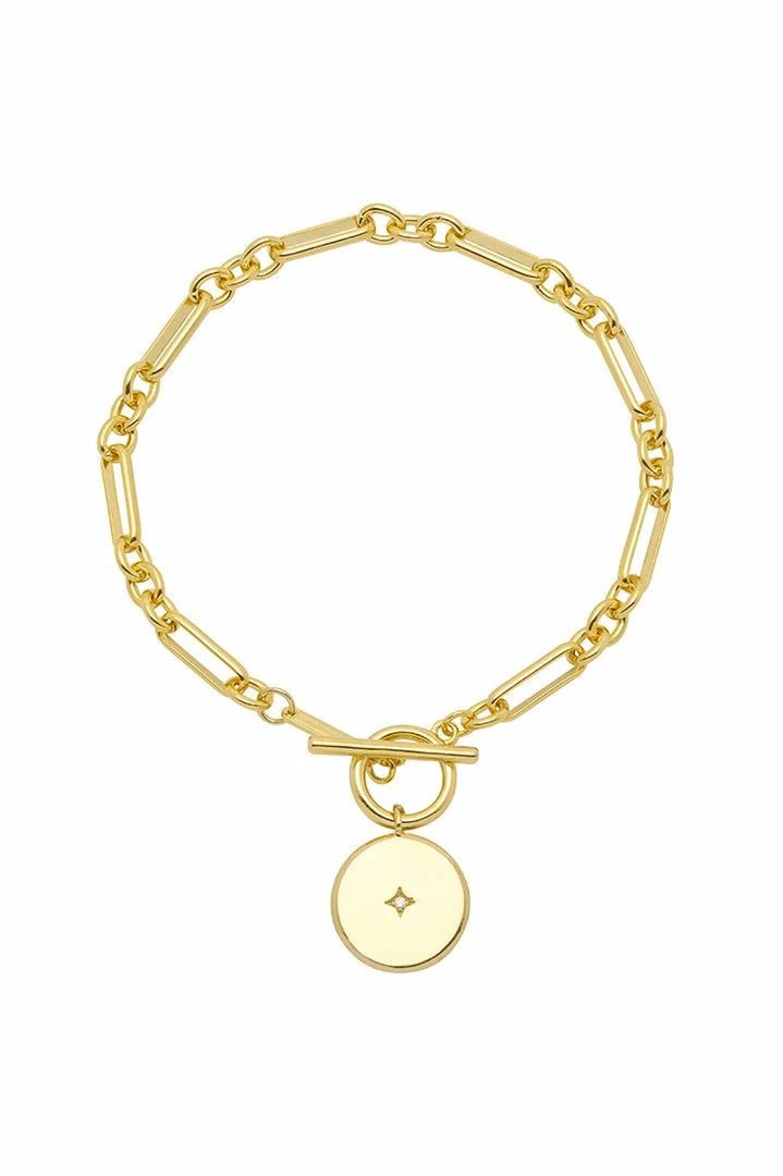 Estella Bartlett Star Coin T-Bar Bracelet 5 Estella Bartlett Star Coin T-Bar Bracelet