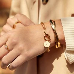 Estella Bartlett Star Coin T-Bar Bracelet