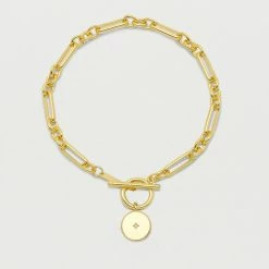 Estella Bartlett Star Coin T-Bar Bracelet