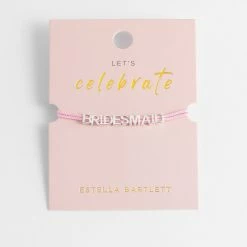 Estella Bartlett Bridesmaid Slider Bead Bracelet New In