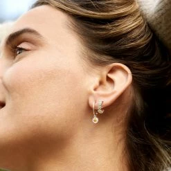 Estella Bartlett Best Sellers Wildflower Daisy Chain Hoop Earrings