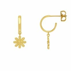 Estella Bartlett Minimal Daisy Drop Earrings 9 Estella Bartlett Minimal Daisy Drop Earrings