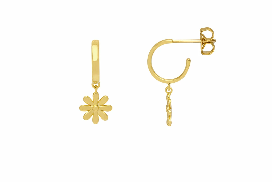 Estella Bartlett Minimal Daisy Drop Earrings 5 Estella Bartlett Minimal Daisy Drop Earrings