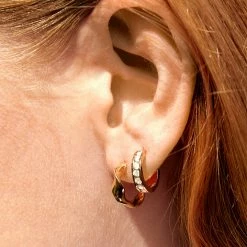 Estella Bartlett Wave Hoops