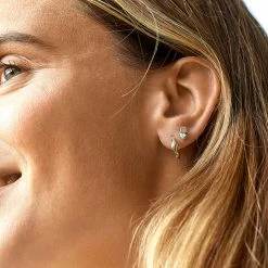 Estella Bartlett Wave Hoops