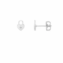 Estella Bartlett New In Heart Padlock Studs