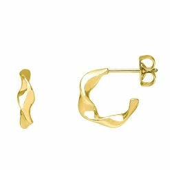 Estella Bartlett Wave Hoops