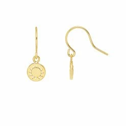 Estella Bartlett Sun Charm Drop Earrings New In