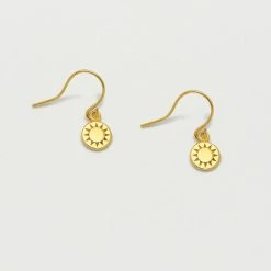Estella Bartlett Sun Charm Drop Earrings New In