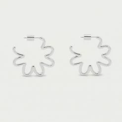 Estella Bartlett Squiggle Flower Hoops 7 Estella Bartlett Squiggle Flower Hoops