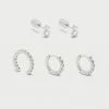 Estella Bartlett Trio Earrings Set New In