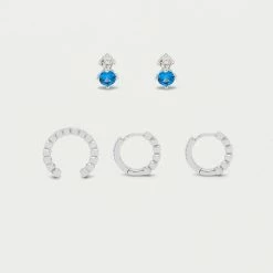 Estella Bartlett Trio Earrings Set New In