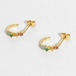 Estella Bartlett Rainbow Constellation Hoops