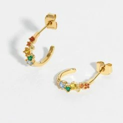 Estella Bartlett Rainbow Constellation Hoops