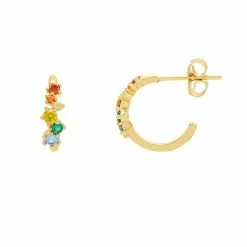 Estella Bartlett Rainbow Constellation Hoops
