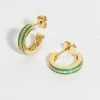 Estella Bartlett New In Enamel CZ Hoops