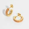 Estella Bartlett New In Enamel CZ Hoops