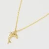 Estella Bartlett Dolphin Pendant New In