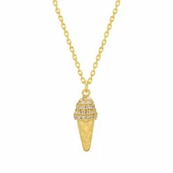 Estella Bartlett Pave Ice Cream Pendant New In 11 Estella Bartlett Pave Ice Cream Pendant New In