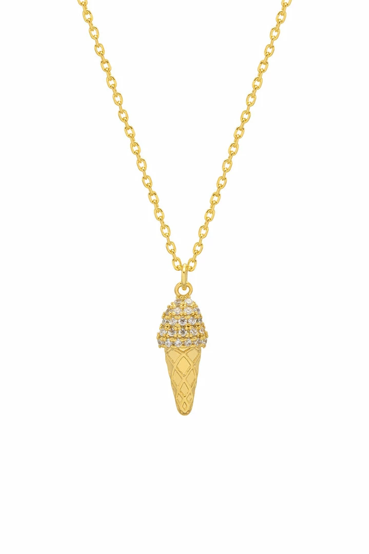 Estella Bartlett Pave Ice Cream Pendant New In 6 Estella Bartlett Pave Ice Cream Pendant New In