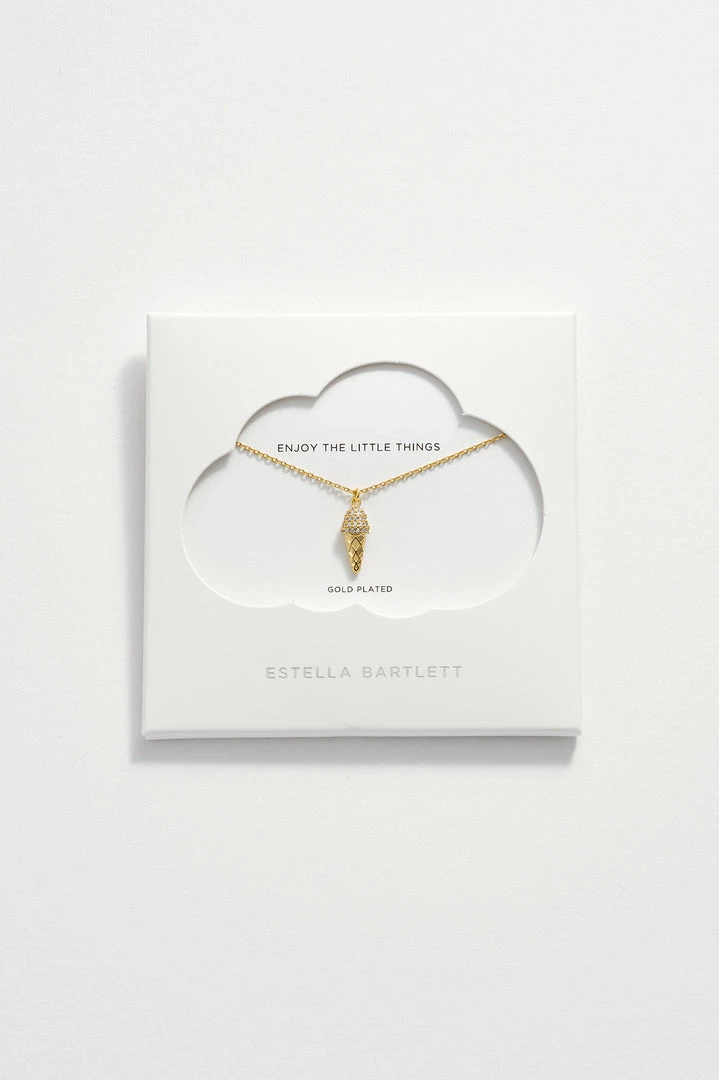 Estella Bartlett Pave Ice Cream Pendant New In 4 Estella Bartlett Pave Ice Cream Pendant New In
