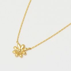 Estella Bartlett Minimal Daisy Pendant New In